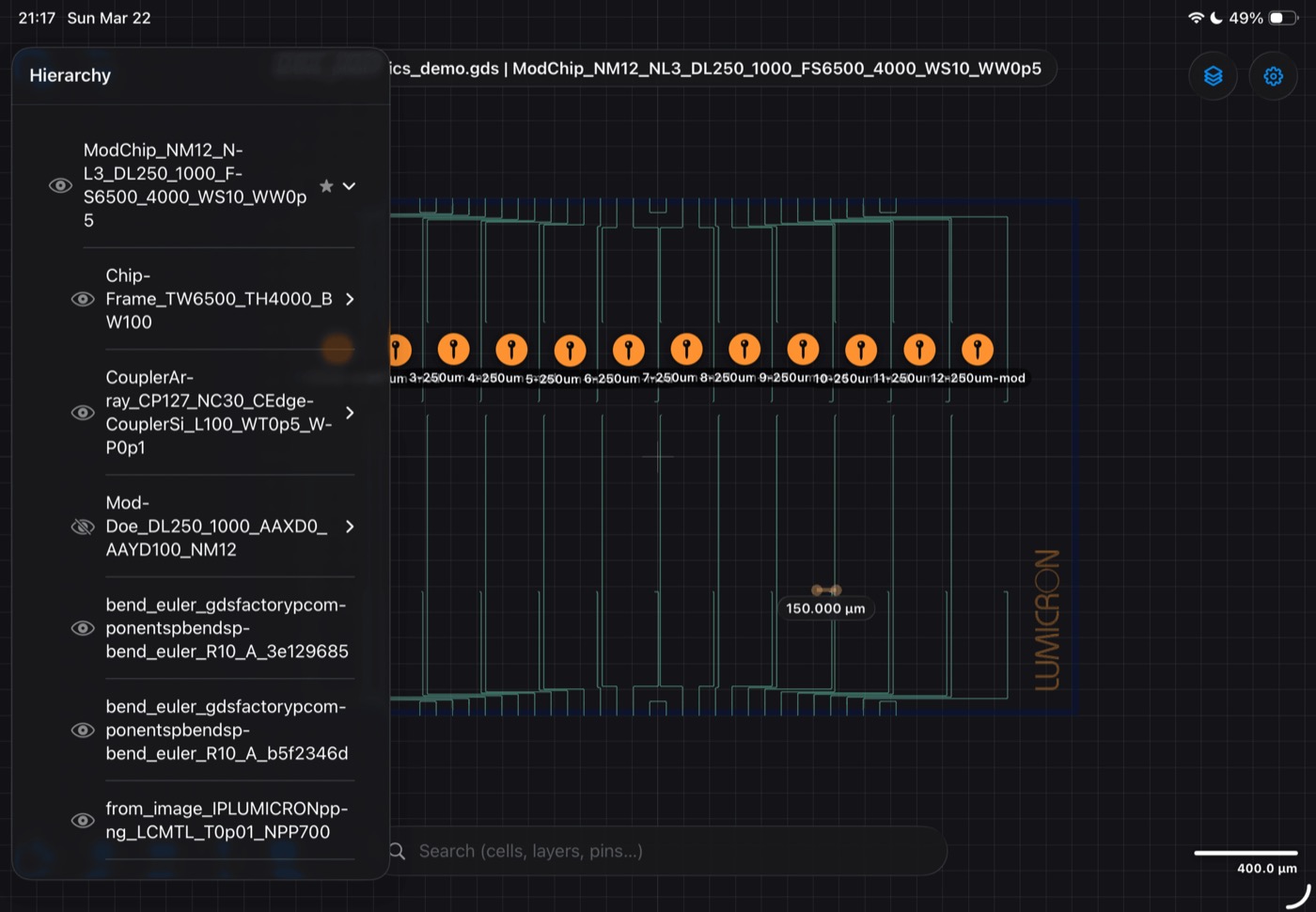 Lumicron on iPad — screenshot 6